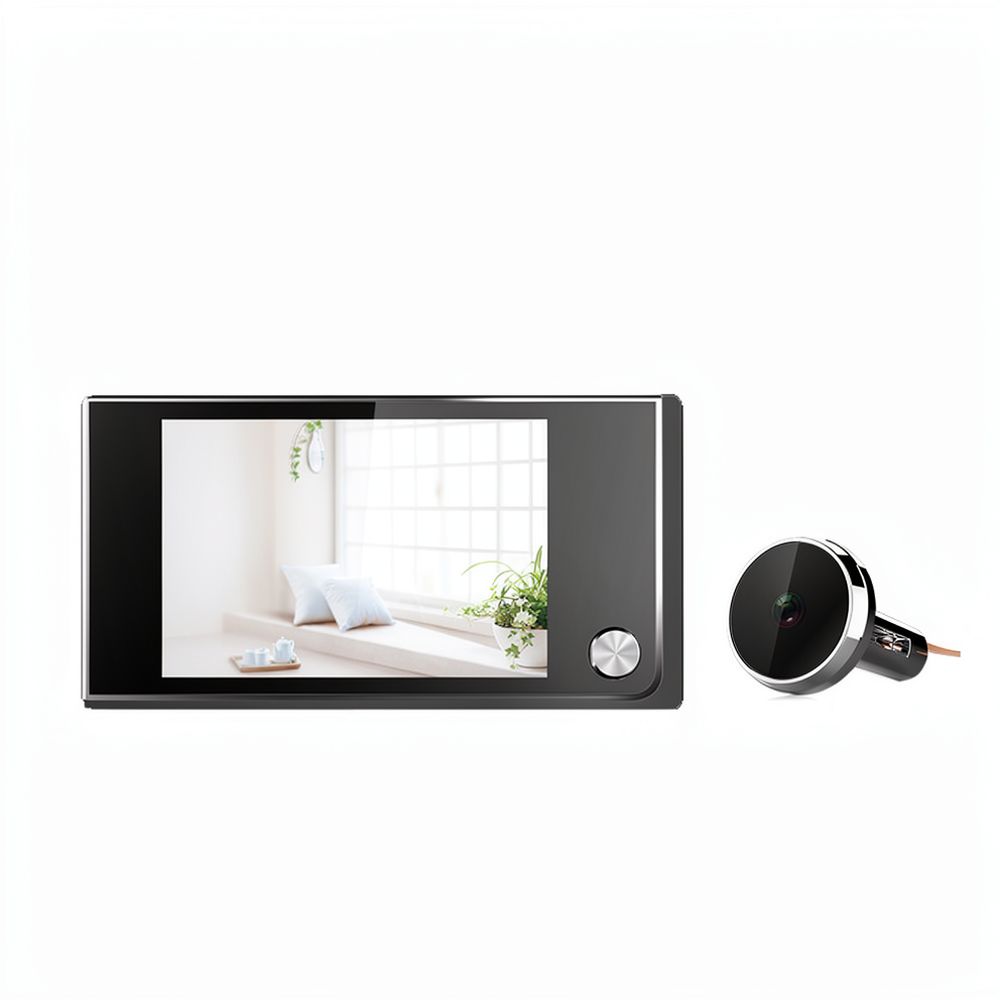 Home Security Front Door Camera - กล้องตาแมวอิเล็กทรอนิกส์ หน้าจอ HD ขนาด 3.5 นิ้ว