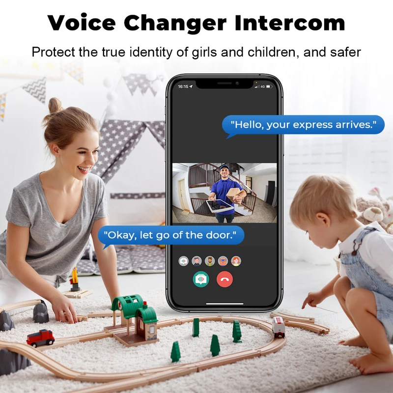 กริ่งประตูวิดีโอไร้สาย Tuya Wi - Home Security Front Door Camera บทวิจารณ์และราคา